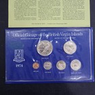 1974 Silver Franklin Mint British Virgin Islands Proof Set Bird Series