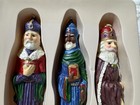Vtg The Three Wisemen 10  Sculptured Christmas Candles Robert Alan Candle