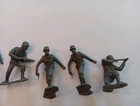 Vintage Marx  German And Us Army Men  Lot Of 13