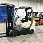 2018 Crown C5 1000-50 5000lb Used Lp Gas Forklift Triple Mast Sideshift