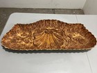 Antique Cast Iron Fireplace Insert  Ornate Shell   Floral Tray
