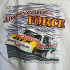 Vintage John Force Nhra Drag Racing Graphic Usa Single Stitch T Shirt 1996 Xl