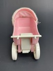 1998 Mattel Barbie Kelly Doll Tiny Steps Pink Baby Buggy Carriage Stroller 
