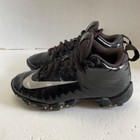 Nike Alpha Fastflex Baseball Football Cleats Black Size Kids 13c-880130-010