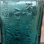 Rare Emerald Antique Bottle Kkonishi   Co Apochecary 8  Bottle 