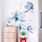 Removable 3d Flower Decals Lotus Wall Sticker Mural Vinyl Art Bedroom Home Decor