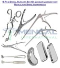 Spinal Surgery Set Of 9 Pcs Lumbar Laminectomy Retractor Spine Instruments