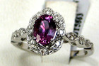 Untreated Purple Sapphire Ring 14k Gold Lab Certified Made In Usa 20yrs On Ebay