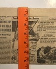 Vintage 1957 Sports Newspaper Clipping Golfer Ben Hogan 0c25