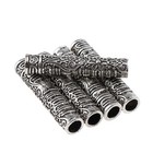 Pieces Dreadlocks Metal Hair Cuffs Hair Braiding Beads Long Tube Hair Accessory