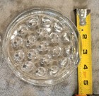 2 Matching Glass Flower Frogs 19 Holes Round 5  Dia  Super Flat Surface