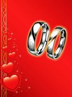 New Stainless Steel    real Love    Half Heart Rings Set- For Lovers     Gift Boxed   