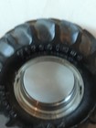 Vintage Firestone Tires Ashtray Rubber Glass Ashtray Vintage Glass 6  M60