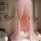 Bed Canopy Mosquito Net With Star Lights   princess Play Canopy For Girls Room