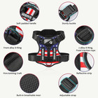 Service Dog Harness  Reflective Dog Vest Harness With 5 Pcs Patches  Adjustable