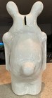 Vintage Mccoy Pottery White Rabbit X Ray Window Bank 