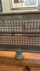 Antique Brass Fireplace Fender Lion Paws Feet  49   x 10   x9 5   