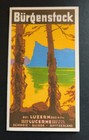 Burgenstock Hotel Resort  suisse  Brochure-depliant 1930 Art Deco 