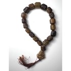 Antique Jade Carved Jade Buddha Tibet Prayer Beads Mala Tibetan