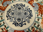 Antique Japanese Seiji Kaisha Co Imari Charger Plate W  Bird   Floral Decoration