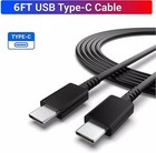 6ft Fast Charger Charging Usb Type C Cable For Samsung Galaxy Note S10 S21 S22