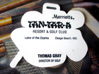 Vtg - Pga Golf Bag Tag - Tan-tar-a Resort   Golf Club Gc - Osage Beach Mo