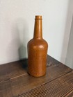 Vintage Antique Hand Lathe Carved Solid Wood Bottles Unique Decor Mcm