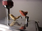 Antique Mechanical Automaton Bird Moves Musical Clock Runs Occupied Japan Parts