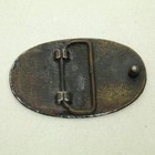 Vintage Coca-cola Belt Buckle Five Cents Oval Metal Classic Soda Advertising