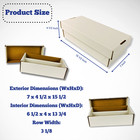 8  1600 Count Baseball Trading Card 2 Row Max Protection Cardboard Storage Boxes