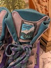 Vintage Trezeta Gore-tex Hiking Boots Purple Teal Made In Italy Size 39