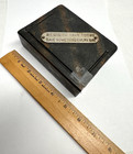 Vintage  begin To Save Today Save Something Every Day   Coin Bank With Key