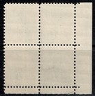 Scott  s3a 1956 50-cent Savings Plate Block Dry Print Mnh Scv  50