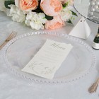 6 Clear 12  Round Beaded Rim Charger Plates Wedding Reception Party Supplies