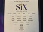 Six The Musical Programme  Original Broadway Cast  Andrea Macaseat Rare