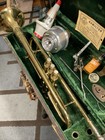 Vintage Hamilton Trumpet Very Rare With 2 Mutes And 2 Very Rare Mouthpieces