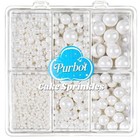 Pearl Sprinkles For Cake Decorating  4 Sizes Sugar 130g 4 6oz  Cupcake  White