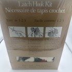 Vintage 1979 Christmas Latch Hook Kit Snowman Caron 20  X 27  New Sealed