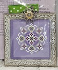 Rare Just Nan Whimzi Limited Ed Winter Violets Chart   Whimzi Frame New