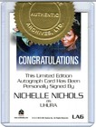 The Women Of Star Trek 50th Anniversary La6 Nichelle Nichols 6 Case Autograph