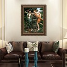 Framed Canvas Giclee Print Apollo And Daphne By John William Waterhouse Wall Art