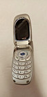Vintage Samsung Sch-a670 Verizon Flip Cell Phone Silver Parts Repair As-is