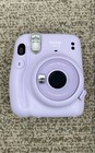 Fujifilm Instax Mini 11 Instant Camera Lilac Purple With Case Tested And Working
