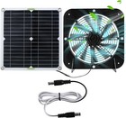 100w Solar Exhaust Fan 13 5inch Solar Ventilation Fan Solar Panel Powered Fan Us