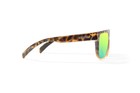 Bajio Caballo Xl Fit Sunglasses - Green Mirror Pc Lens  Brown Turtle Gloss Frame
