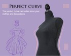 Female Mannequin Torso Manikin Adjustable Tripod Model Display Stand  67 Inch