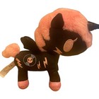 Aurora World Dj Sparkle Stuffed Plush Black With Record Tokidoki Unicorno 7 In