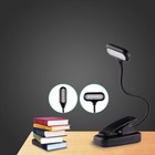 Usb Rechargeable Small Led Reading Book Light W  Flexible Clip Desk Table Lamp