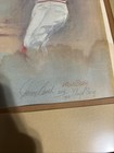 Vintage Johnny Bench Signed Lithograph Floyd Berg 224 1500 Cincinnati Reds 28x24