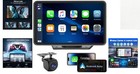 Portable 7-inch Touchscreen Car Stereo With Bluetooth Gps And Voice Control